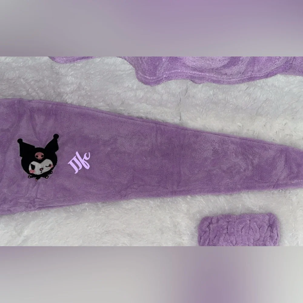 Cute Kuromi 3 pcs towel set 💜